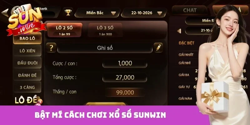 Bật mí cách chơi xổ số Sunwin