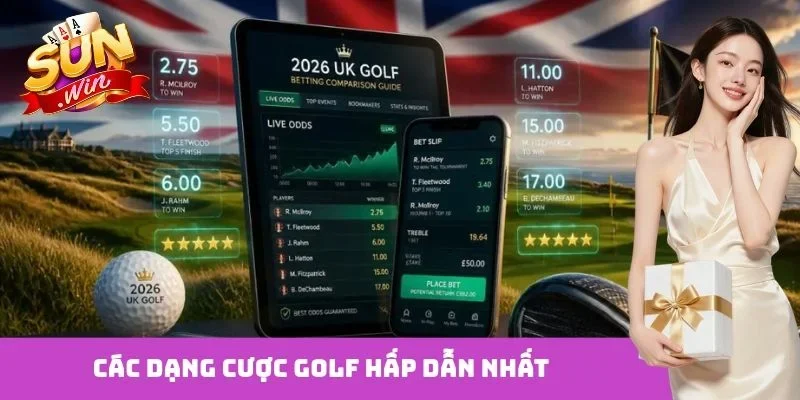 Các dạng cược Golf hấp dẫn nhất