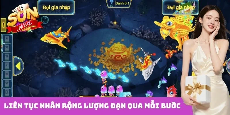 Liên tục nhân rộng lượng đạn qua mỗi bước