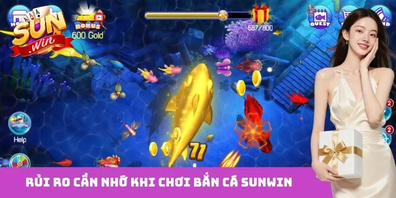 Rủi ro cần nhớ khi chơi bắn cá Sunwin