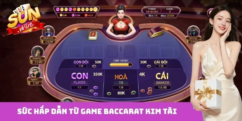 Sức hấp dẫn từ game Baccarat Kim Tài